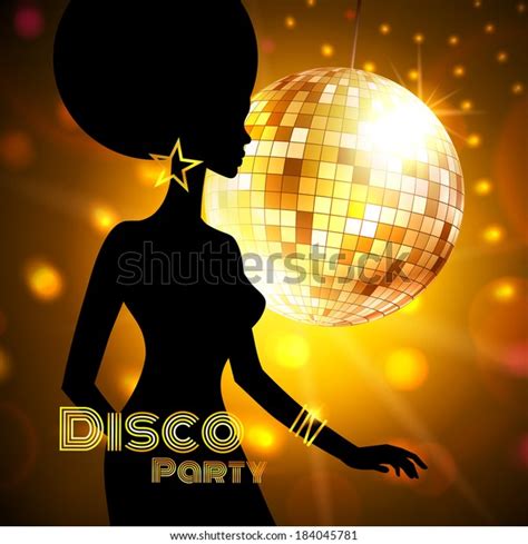 Disco Party Vector Illustration Stock Vector Royalty Free 184045781