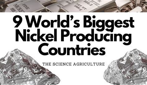 9 Worlds Biggest Nickel Producing Countries The Science Agriculture
