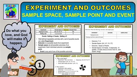 Experiment Outcomes Event Sample Space And Sample Point Probability