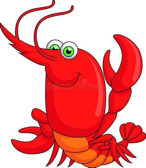 Cute Lobster Cartoon Stock Vector Illustration Of Eating 30903281