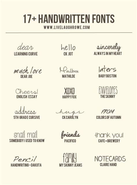 Atakana handwriting font script by afkari studio kanatype.com. 17+ Free Handwritten Fonts - Live Laugh Rowe