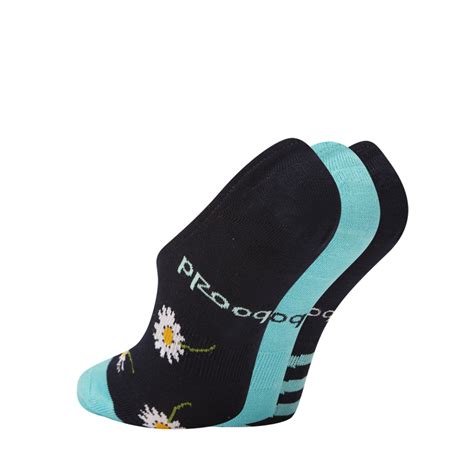 Ladies Bamboozld 3 Pack Daisy Novelty Invisible Sport Socks