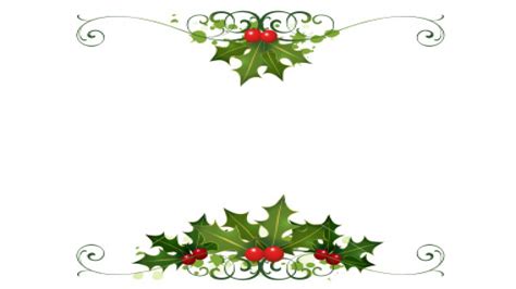 Christmas Border Line Art