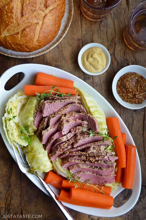 The Best Slow Cooker Corned Beef And Cabbage Just A Taste