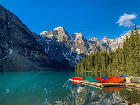 Moraine Lake Road In Banff National Park Closes To Private Vehicles