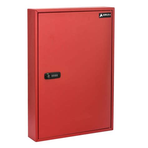 Adiroffice 100 Key Steel Storage Key Lock Box With Combination And Key