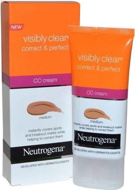 Neutrogena Cc Cream Visiblement Clair Correct And Perfect Medium