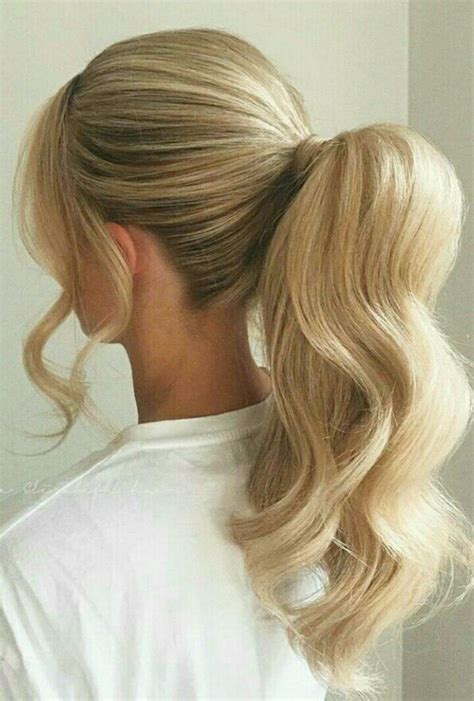 Messy Ponytail Hairstyles Ponytail Styles Formal Hairstyles Bride