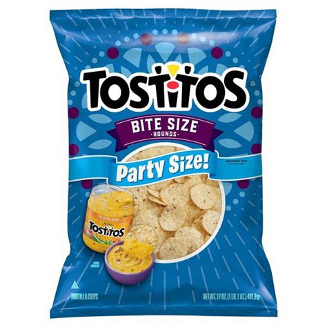 review tostitos tortilla chips bite size rounds party size