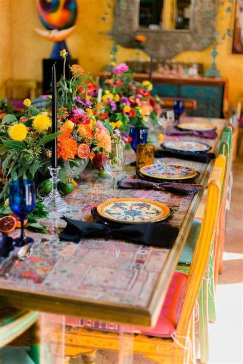 Kick it up a notch with flower or tissue pom poms hanging from tree limbs. Alebrije Mexican Folk Art Inspired Baby Shower | Mexican ...