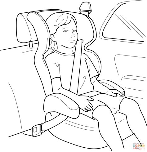 buckle up for safety coloring page free printable coloring pages