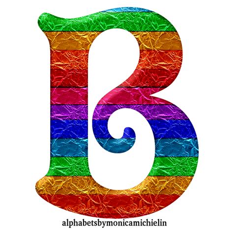 Monica Michielin Alfabetos Rainbow Glass Font Alphabet Letters Png