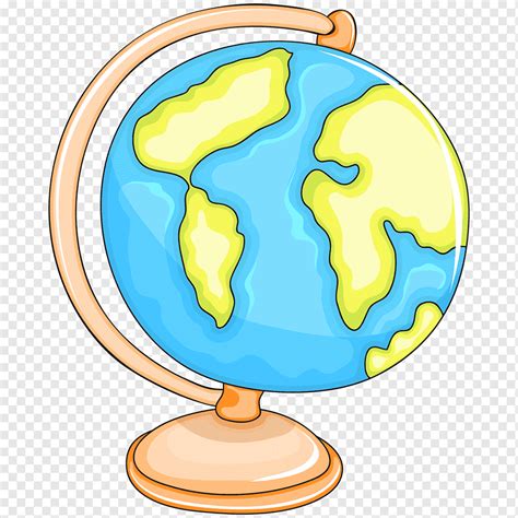 Cartoon World Globe Clipart