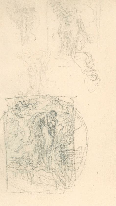 Compositional Sketches For Helios And Rhodos And Daedalus And Icarus