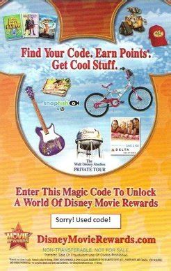 Formerly known as disney movie rewards, disney movie insiders allows fans to earn points for the movies they watch at home and in the theater. Disney Movie Rewards Program