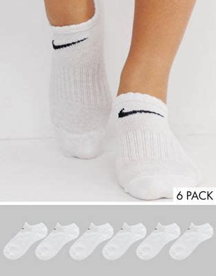 Nike White Pack No Show Socks Asos