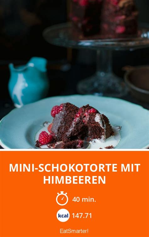 Mini-Schokotorte mit Himbeeren Rezept | EAT SMARTER