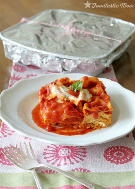 Chicken Margherita Freezer Lasagna With Ragú Foodtastic Mom