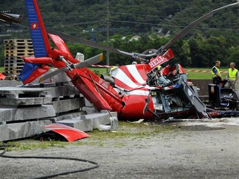 Unf Lle Vier Tote Bei Absturz Eines Hubschraubers In Schweizer Alpen