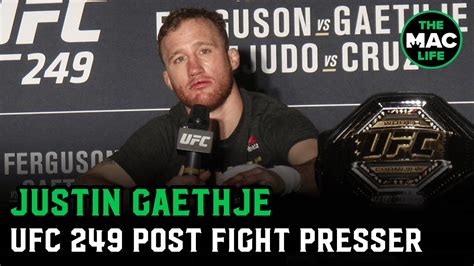 Justin Gaethje Cant Wait To Face Khabib After Ferguson Win Ufc