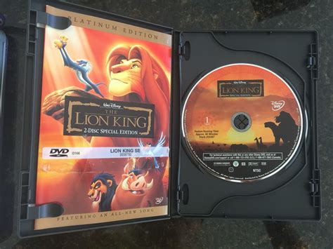 The Lion King 2 Disc Platinum Edition Dvd For Sale In Goulds Fl Offerup