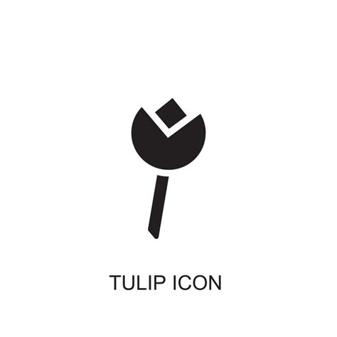 Premium Vector Tulip Vector Icon Icon
