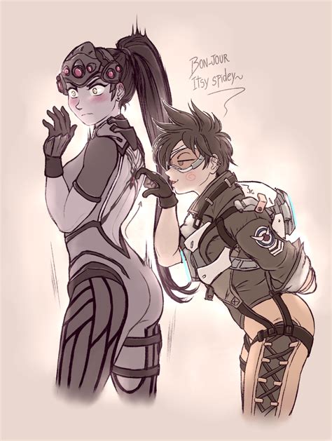 Tracer And Widowmaker By Murasaki Yuri Overwatch Know Your Meme