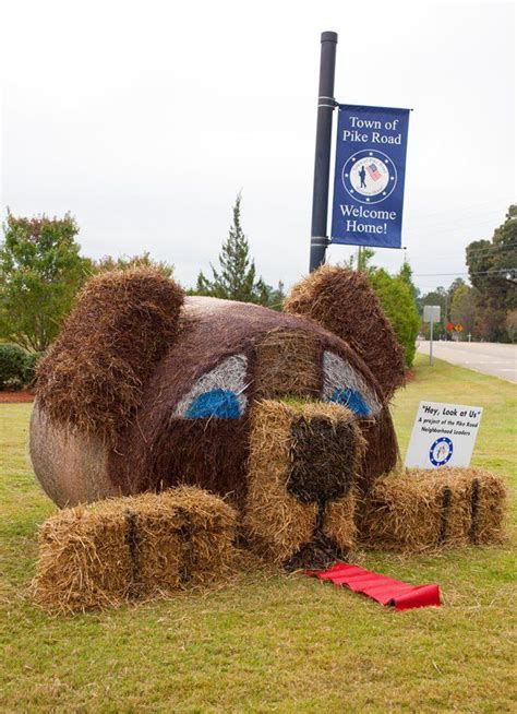 Access Denied Hay Bale Decorations Halloween
