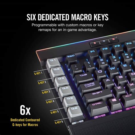 Corsair K95 Rgb Platinum Mechanical Gaming Keyboard 6x Programmable