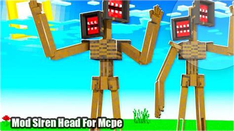 Minecraft Siren Head V3 Mcaddon