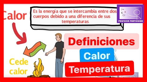 Calor Y Temperatura Definiciones 𝙀𝙭𝙥𝙡𝙞𝙘𝙖𝙘𝙞ó𝙣 𝙋𝙚𝙧𝙛𝙚𝙘𝙩𝙖 🫵 💯 Física