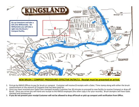 Kingsland Municipal Utility District Brush Dumping Kingsland Tx