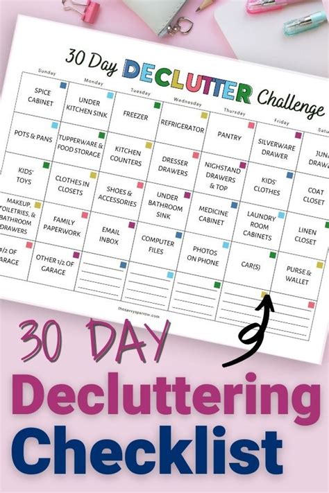Looking For A Free Printable Decluttering Checklist To Help You