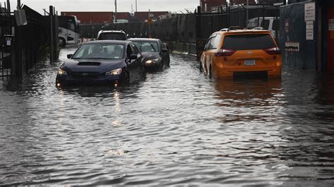 Wild Images Show NYC Streets Turned Into Rivers As Flash Floods Sweep