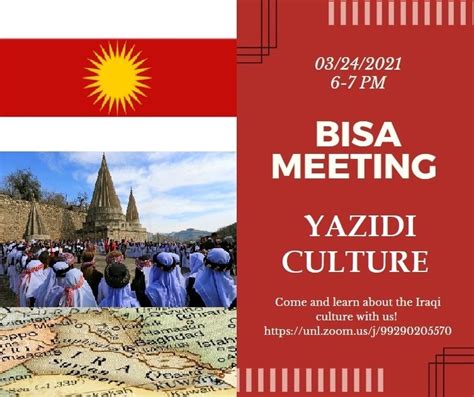 Bisa Meeting Yazidi Culture Announce University Of Nebraska Lincoln