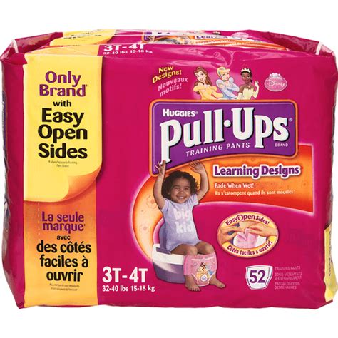 Huggies Pull Ups Learning Designs Disney Princess Size 3t 4t Training Pants 52 Ct Diapers