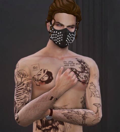 Sims 4 Male Tattoo Tumblr