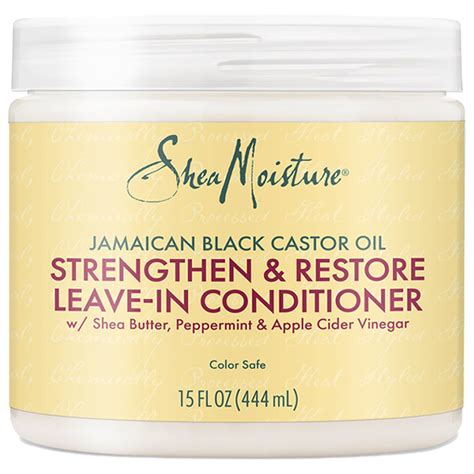 Shea Moisture Jamaican Black Castor Oil Strengthen Grow Restore Leave