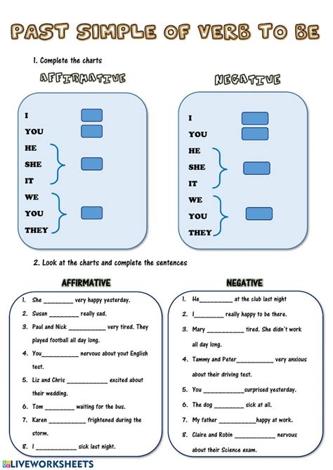 Past Simple Of Verb To Be Ficha Interactiva Grammar Quiz Grammar