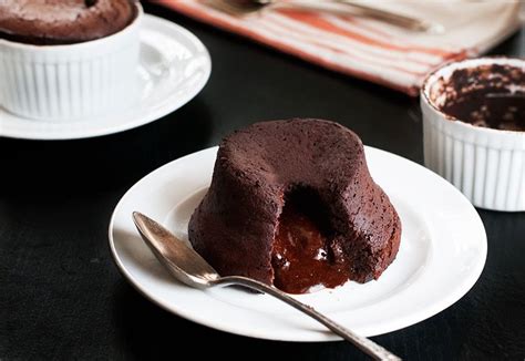 Molten Chocolate Souffle Cakes Andrew Zimmern Recipe Chocolate