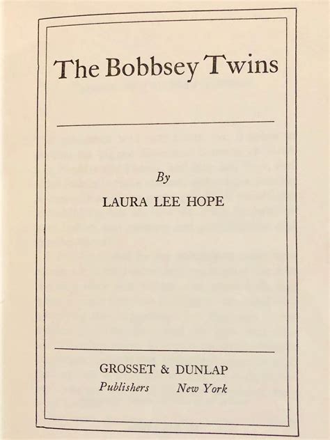 The Bobbsey Twins Laura Lee Hope Copyright 1950 Grosset And Etsy