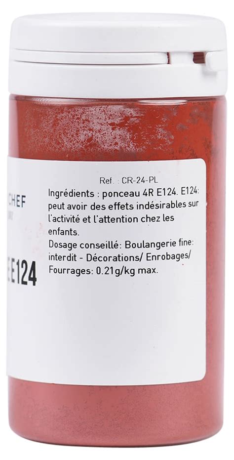 Red Food Colouring E124 Fat Soluble 25grams Selectarôme