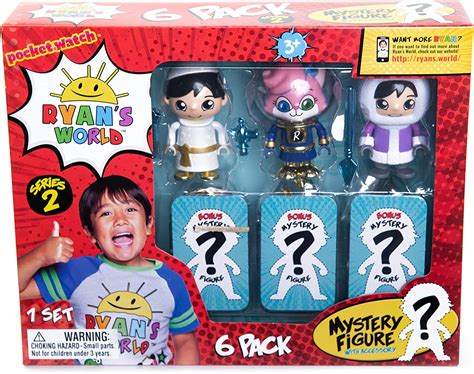 ryan s world mystery figure 6 pack series 2 mystery toy 6 of 24 possible mystery