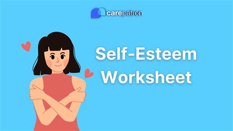 Self Esteem Worksheet Youtube