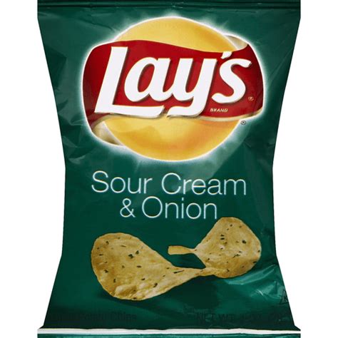 Maybe you would like to learn more about one of these? Lay's® Sour Cream & Onion Potato Chips 1 oz. Bag | Buehler's