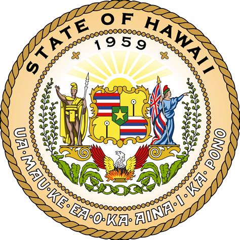 Fileseal Of The State Of Hawaiisvg Wikimedia Commons