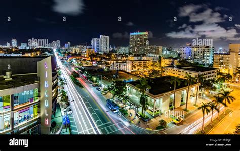 Miami Skyline Sunset Florida Usa Hi Res Stock Photography And Images