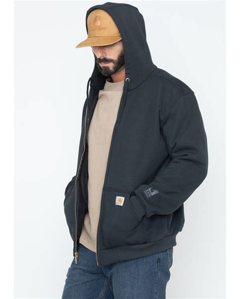 Carhartt Rain Defender Rutland Thermal Lined Hooded Zip Front Jacket