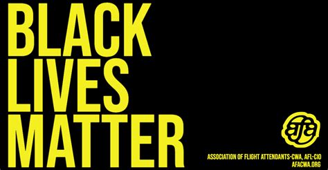 black lives matter association  flight attendants cwa
