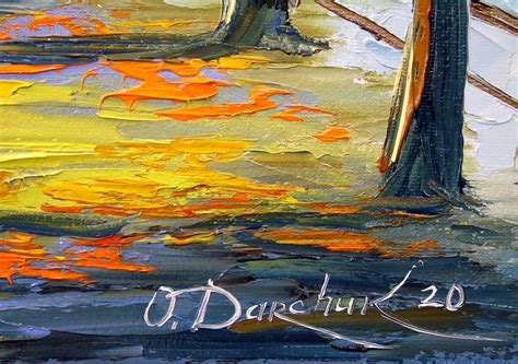 Autumn Walk By Olha Darchuk 2020 Painting Oil On Canvas Singulart